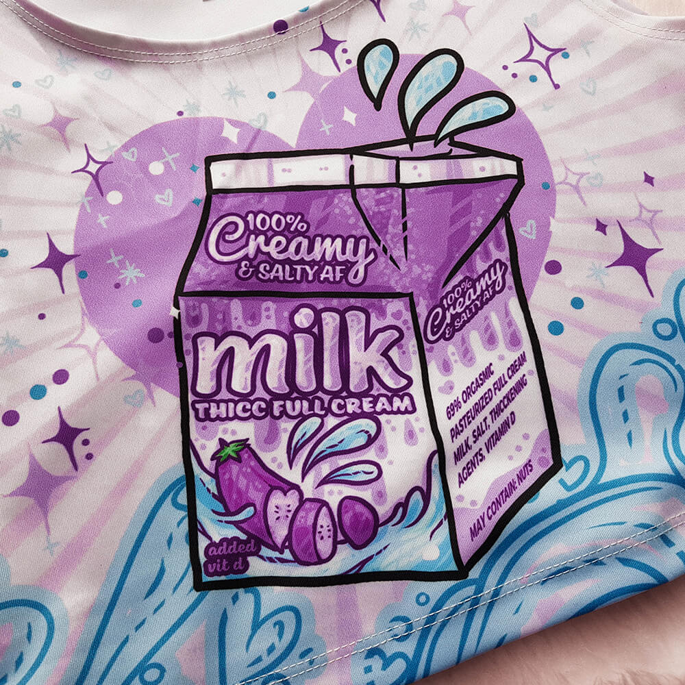 Eggplant Splooshies Crop 💦