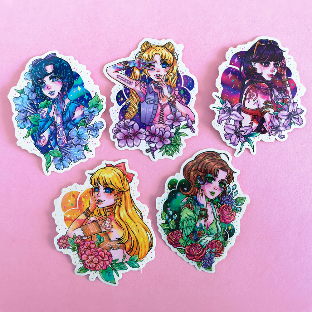 Sailor Moon Sticker Set