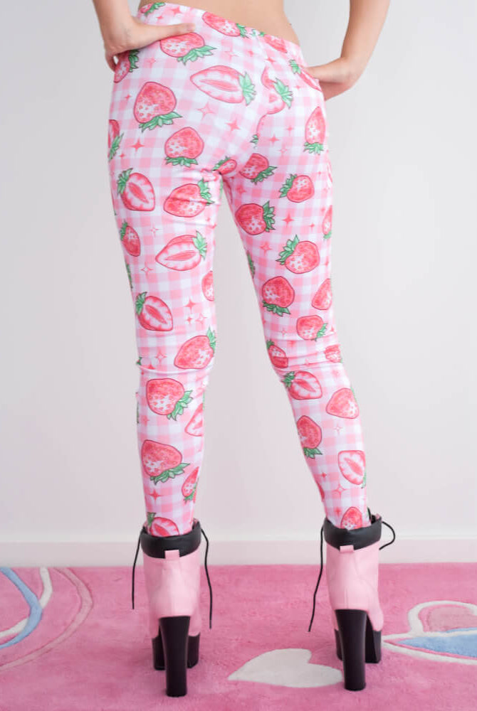 Strawberry Leggings - Pink 🍓