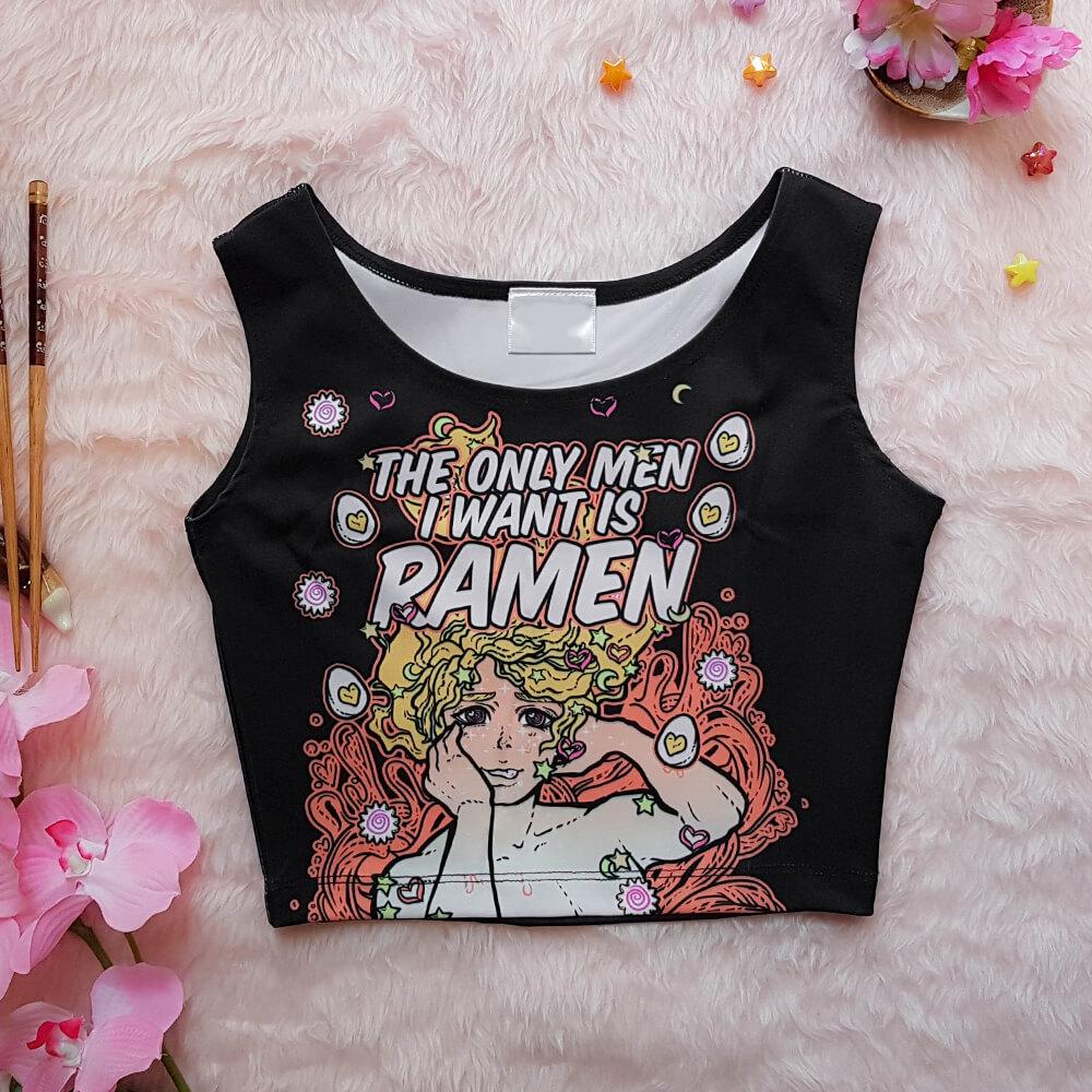 Ramen Crop Black