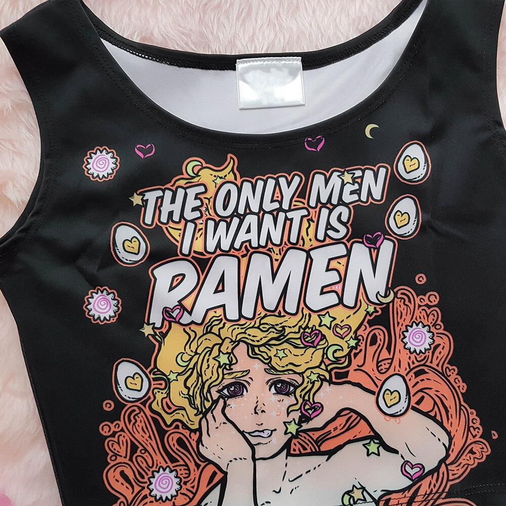 Ramen Crop Black