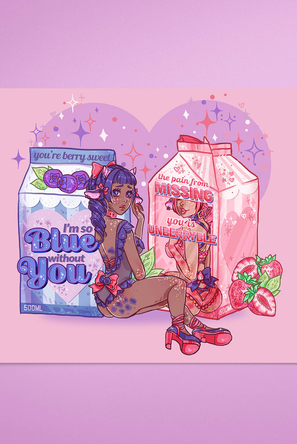 Flavwhored Milk Babes 3x Prints Bundle