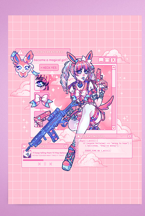 Magical Girl Sylveon 💕 - Print