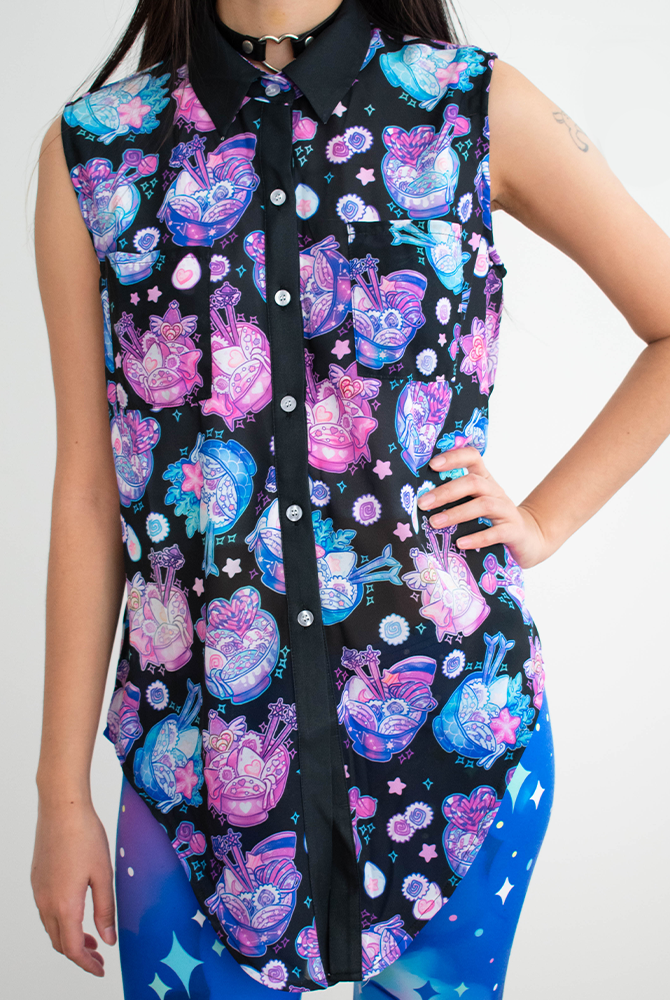 Aesthetic Ramen Button Up Shirt 🍜