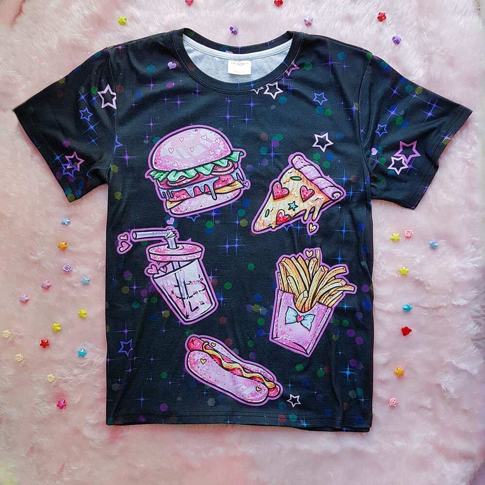 Magical BurGirl’s Arsenal T-Shirt – Black