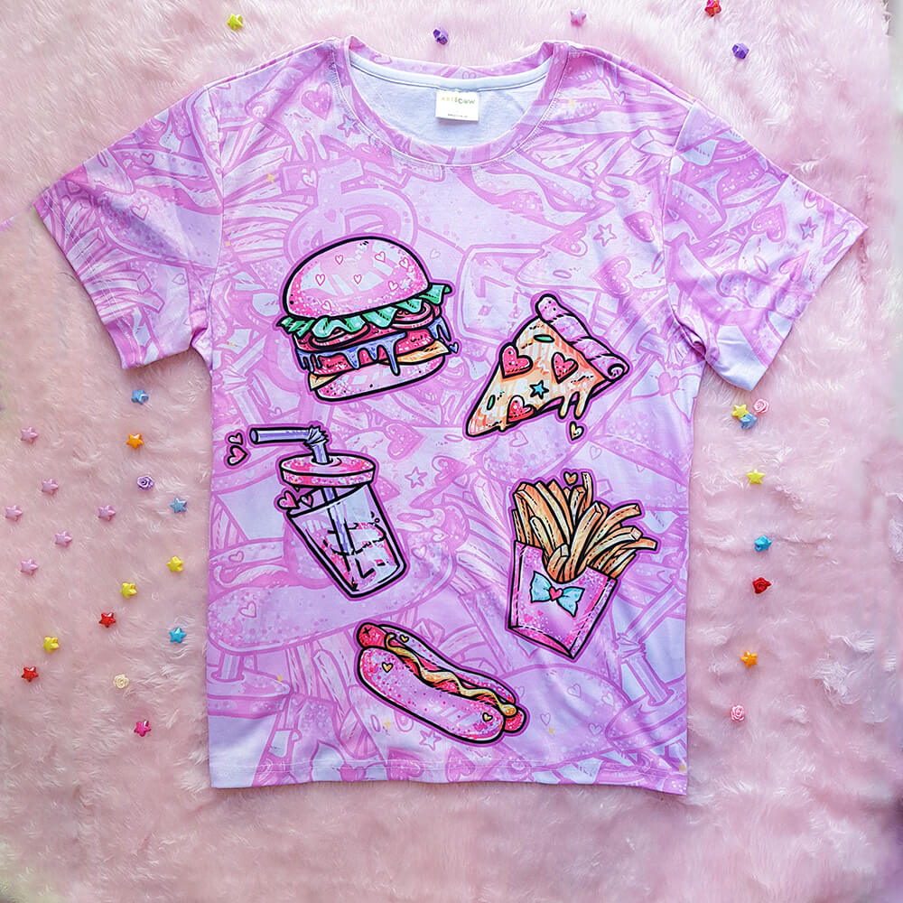 Magical BurGirl’s Arsenal T-Shirt – Pink