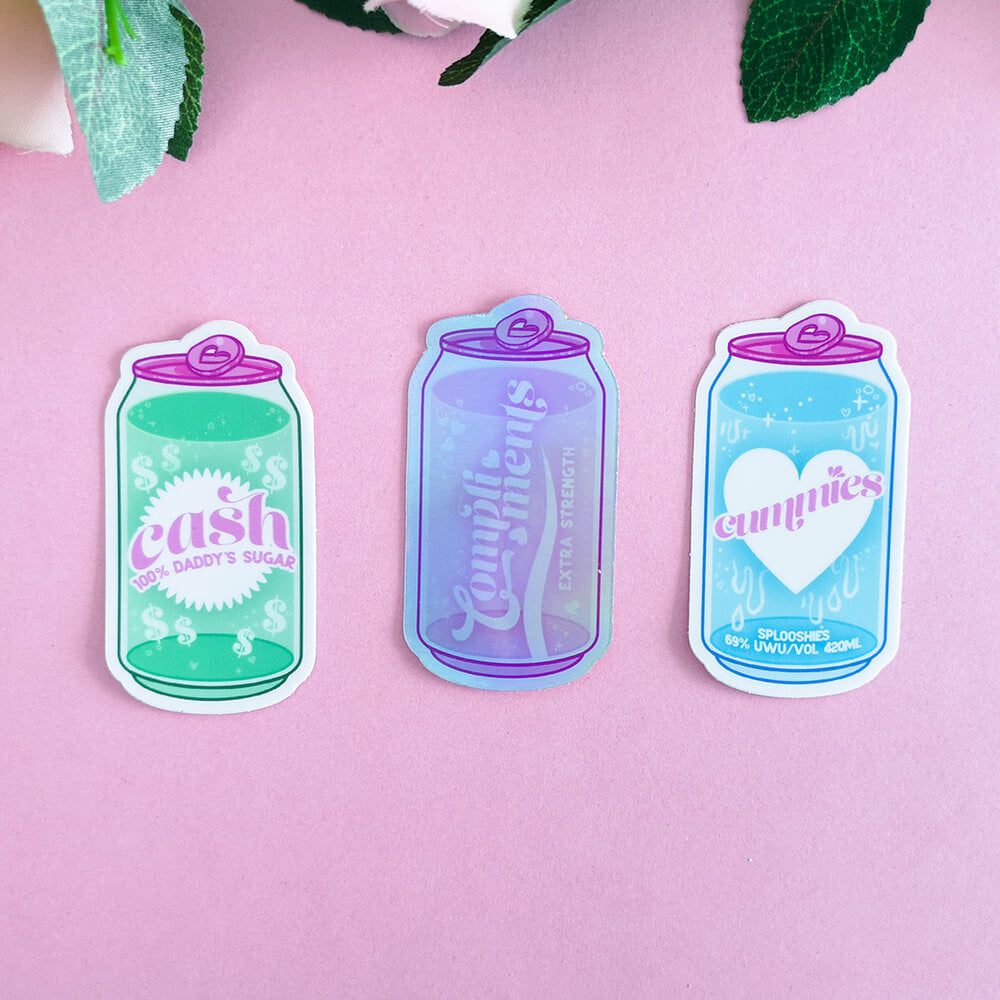 Cans Sticker Set