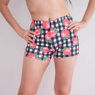 Strawberry Booty Shorts - Black 🍓