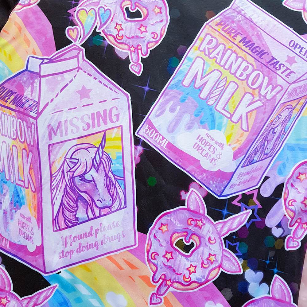 Unicorn Milk T-Shirt – Black