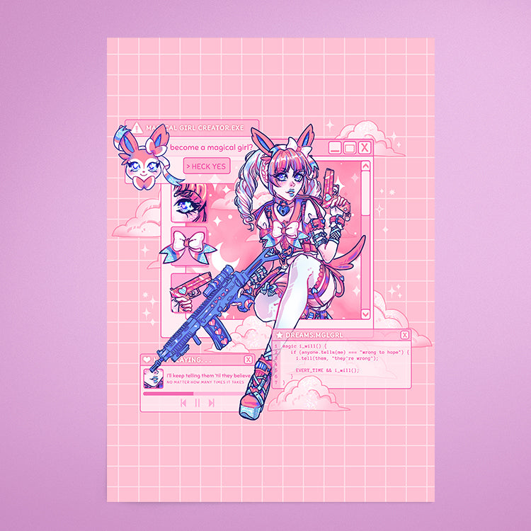 Magical Girl Sylveon 💕 - Print