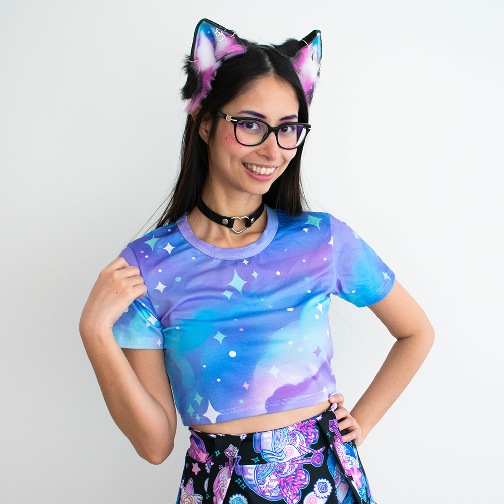 Vaporwave Galaxy Crop