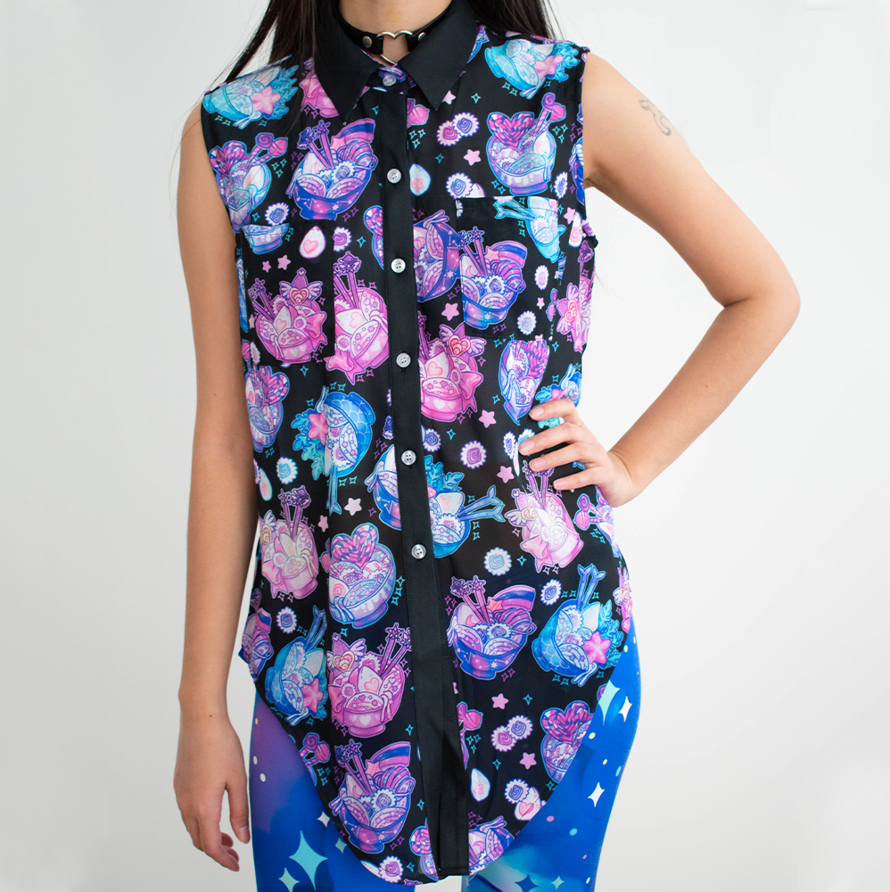 Aesthetic Ramen Button Up Shirt 🍜