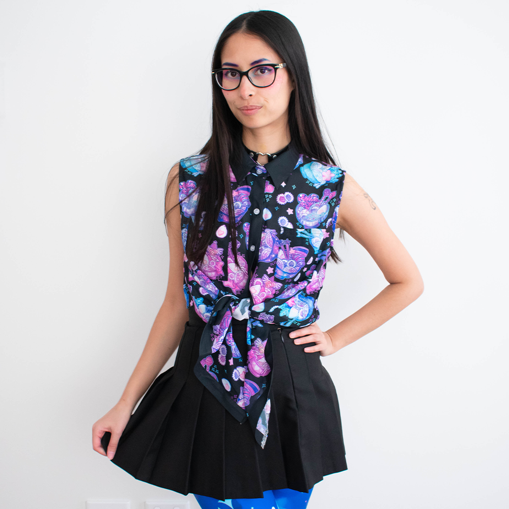 Aesthetic Ramen Button Up Shirt 🍜